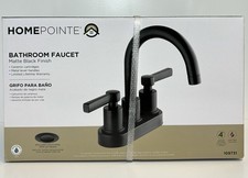 Homepointe Bathroom Faucet 109731 - Matte Black