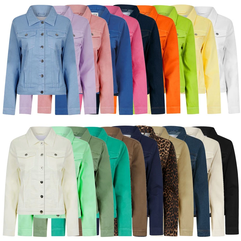 Women's Denim Jean Jacket Lightweight Stretch Cotton Bright Colour Pastel Coat
Opens in a new window