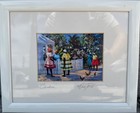 "Chicken" Caribbean Ladies With Chickens Lithograph - Framed — photo 3