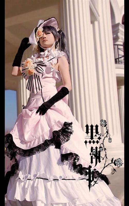 Black Butler Kuroshitsuji Undertaker Cosplay Costume Halloween Party Costumes Custom Made Full Set Hat Chain And Wig