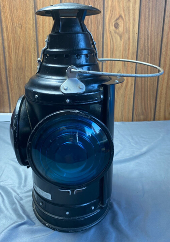 Dressel Arlington Lantern Red & Blue Lenses NJ USA Railroad Complete M.C.R.R. - Afbeelding 4 van 18