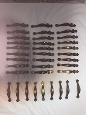 Allison 827 Vertical Pulls 27 ; 826 - Drawer Pulls, 9 Brass, Japan - Vintage