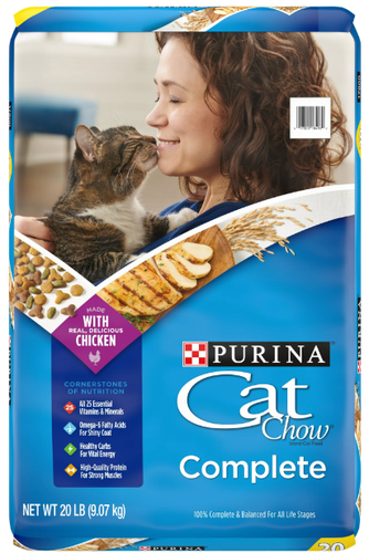cat chow blue bag
