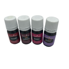 Young Living 5ml Bundle Patchouli Rutavala Bergamot Sacred Frankincense Oil
