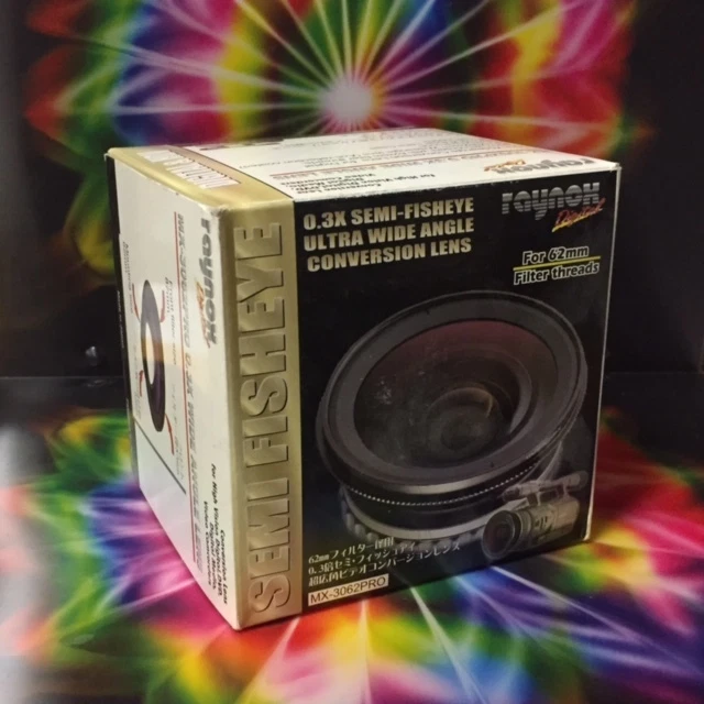 Raynox MX-3062 PRO 0.3X SEMI-Fisheye ULTRA WIDE CONVERSION LENS 43 52 58 62 67mm - Image 4 of 4