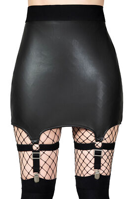 KILLSTAR Kunstleder Minirock - Cassandra PU