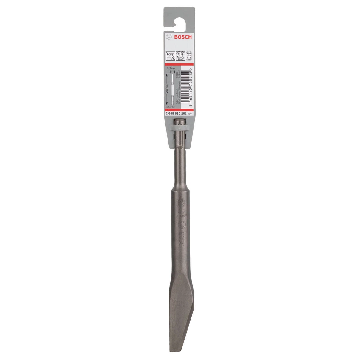 Bosch SDS Plus Mortar Raking Chisel 200mm 9.5mm