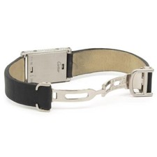 Cartier 18 Karat White Gold Tank Basculante Diamond and Black Onyx Flip Top 4