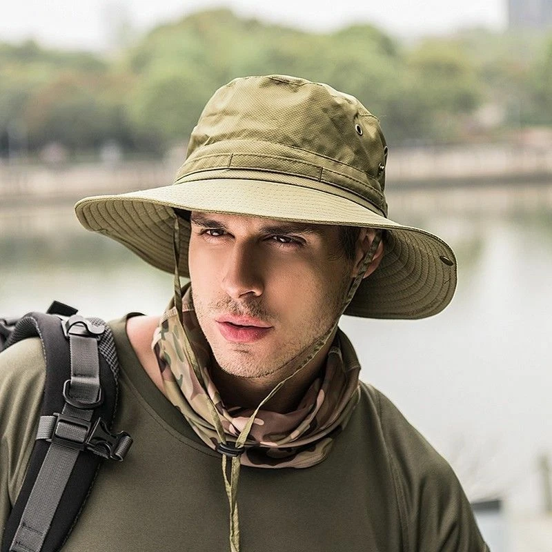 (Army Green) Women / Men Fashion Casual Camping Hunting Fishing Hiking Outdoor Sport Sun Caps