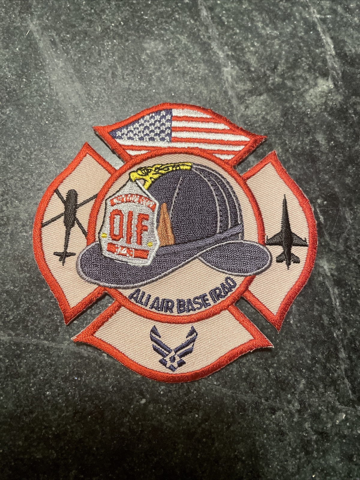 Ali Air Base OIF Iraq USAF US FIRE DEPT PATCH SEW ON Rare 4” | eBay