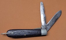 Vintage Camillus 2 Blade Electrician Lineman Pocket Knife Made In USA