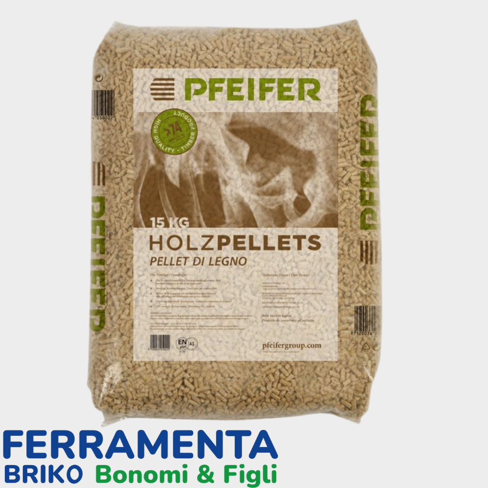 --OFFERTA-- PELLET AUSTRIACO ABETE PURO LEGNO 100% EN PLUS A1 SACCO 15KG