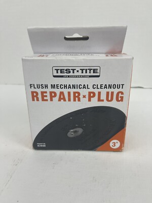 Test-Tite 83688 Flush Mechanical Cleanout Repair Plug 3'' M-1