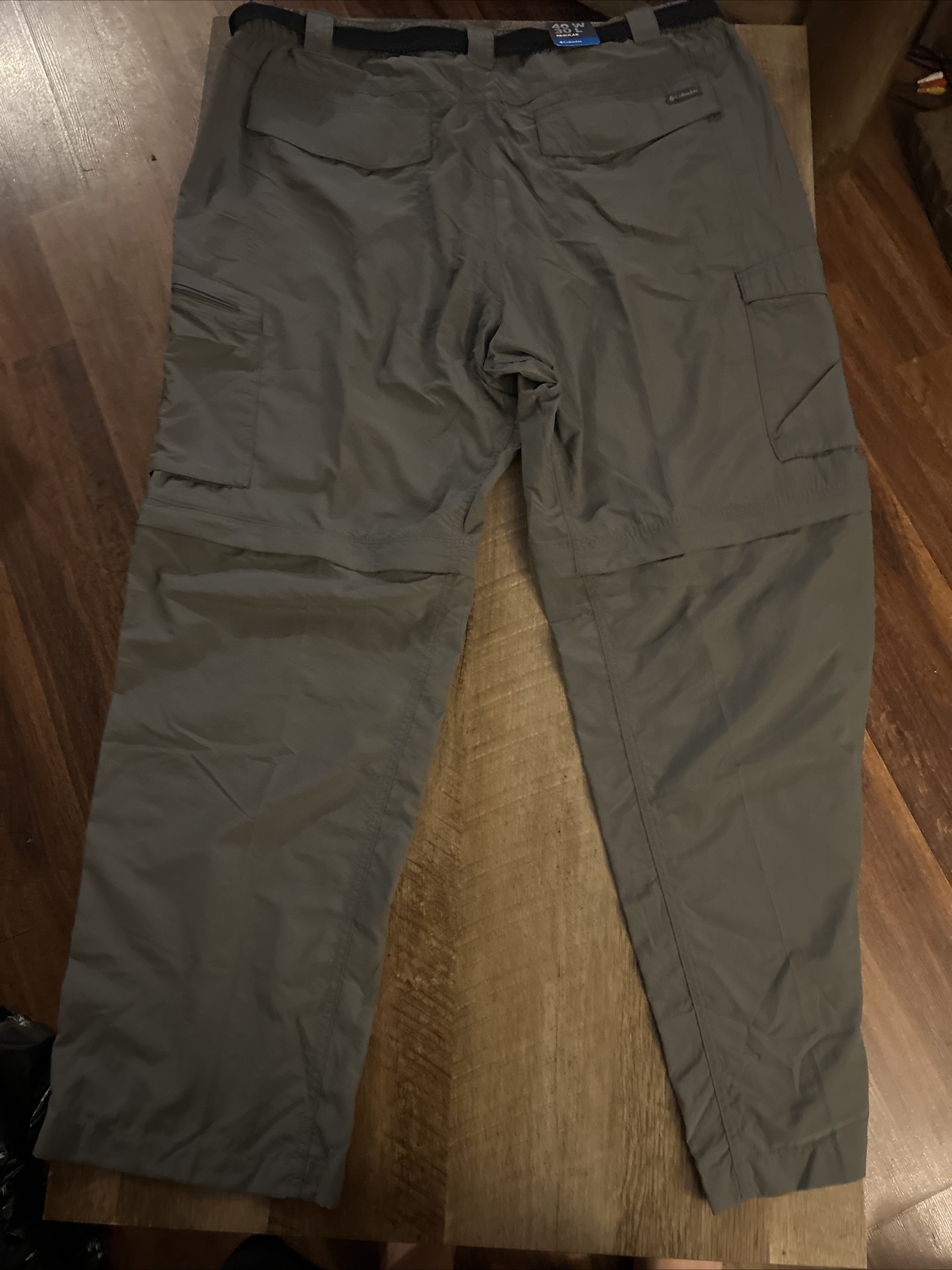 Columbia Silver Ridge Convertible Hiking Omni City Gray Pants Mens Size 40x30