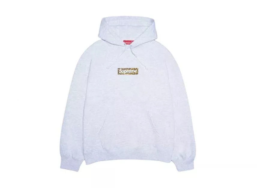 Sweat à capuche gris Supreme China Shanghai Box Logo