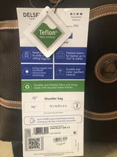 Delsey Paris Chatelet Air 2.0 Shoulder Bag Brown With Lock Brand New With Tags