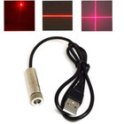 Adjustable 650nm 100mw Dot/Line/Cross Red Laser Module with USB Interface 1240