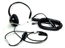 Plantronics Adjustable Headset Model AL8MEX-20161-KX-N Telephone Telescoping Mic