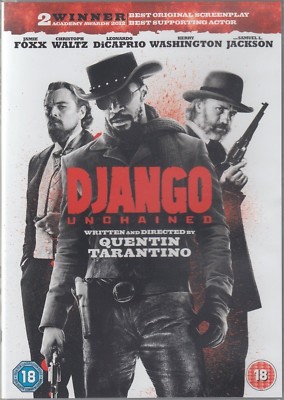 DJANGO UNCHAINED QUENTIN TARANTINO JAMIE FOXX DICAPRIO SONY UK DVD