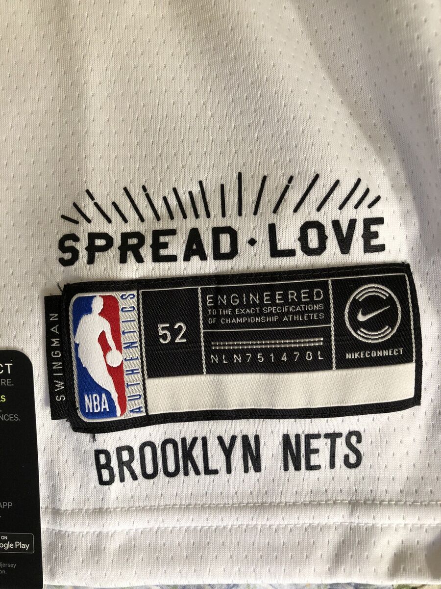 Nike NBA Brooklyn Nets Bed-Stuy #72 Biggie Home Jersey [CU0192-100] Size:  40 - S