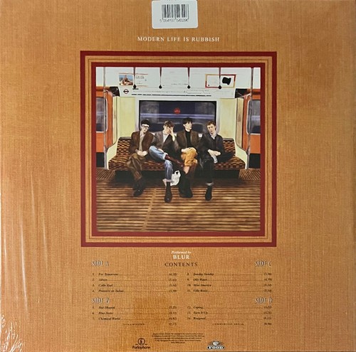 BLUR-Modern Life Is Rubbish-(ORANGE VINYL LP)-Brand New-Still Sealed-LAS_247 - Picture 2 of 2