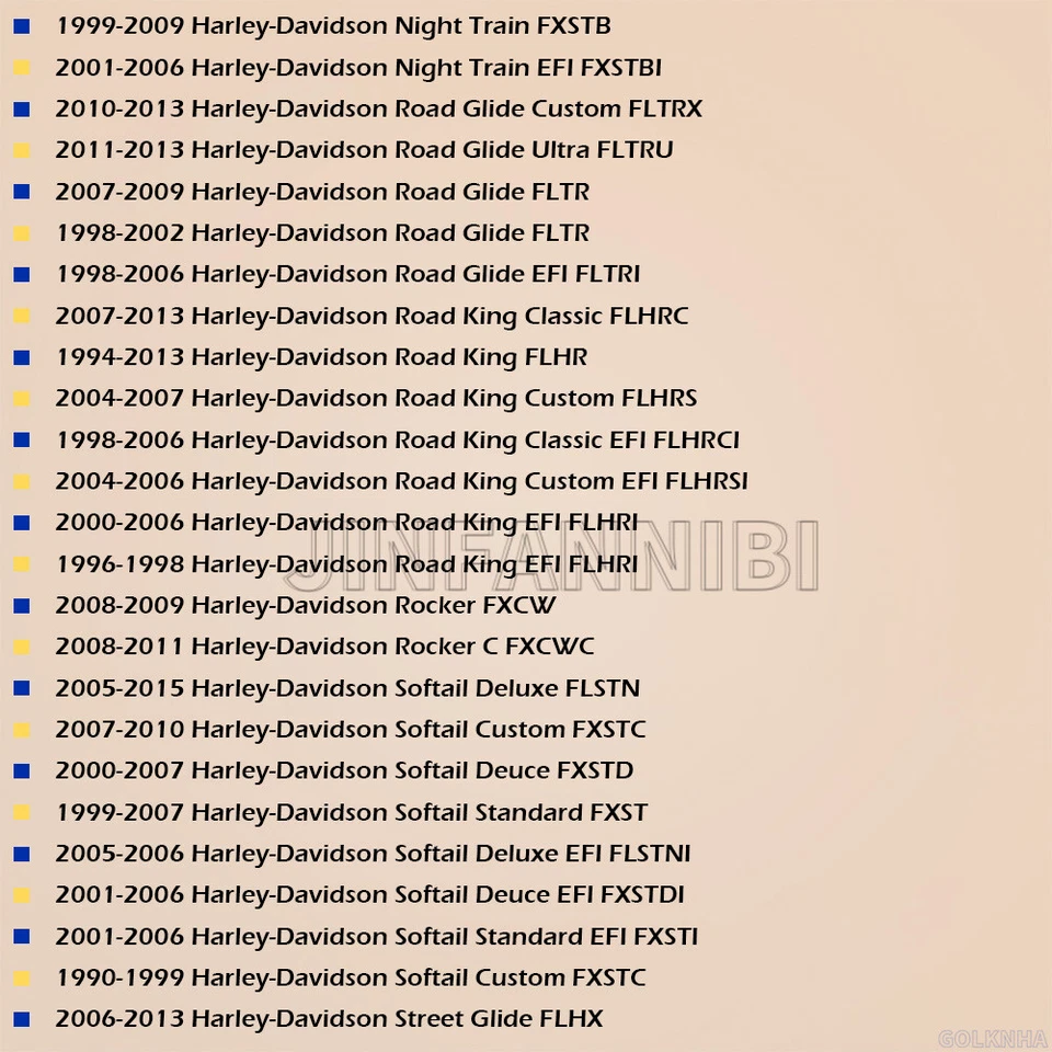 Kit de reconstrucción de sello de buje de pierna de horquilla delantera para Harley Dyna Softail Fat Boy Rocker  Foto 4 de 4