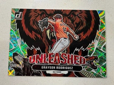 GRAYSON RODRIGUEZ 2023 Panini Donruss Baseball Unleashed GREEN # 9/25