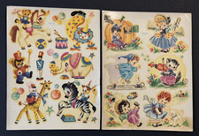 Vintage Meyercord Decals Set of 2 Decor Water...