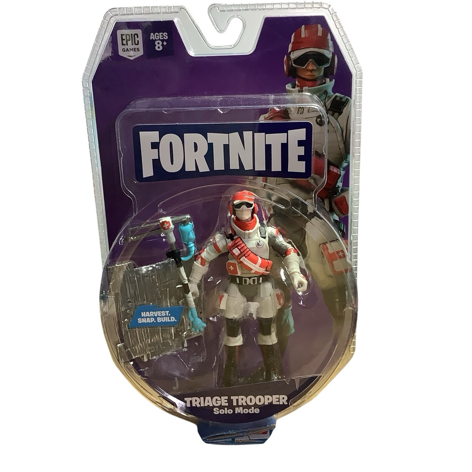 FORTNITE Action Figure Triage Trooper Series 3 NEW Epic Jazwa 4" Solo Mode 2019