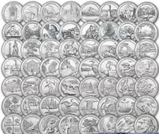 2010-2021 ATB America the Beautiful National Park Quarters P&D 112 Coins Set Unc