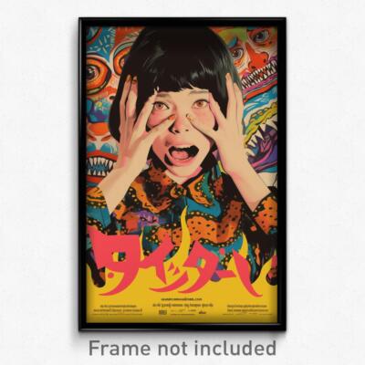 Thai Movie Poster - Woman Feeling Epiphany, Livid Puffy Short Sleeve (Art Print)