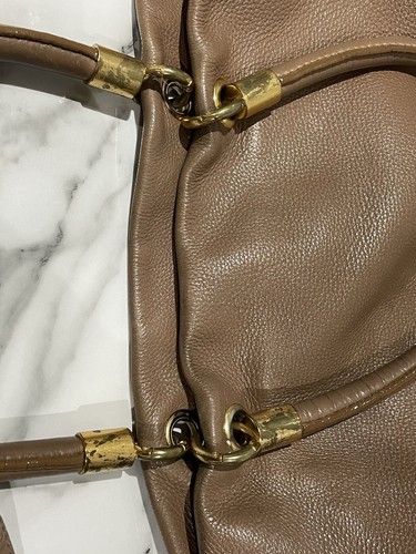 Marc by Marc Jacobs Too Hot To Handle Large Leather Tote Bag Praline Brown - Picture 19 of 22