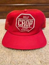 Vintage New Era Snapback Truck Hat Help Stop Hunger Made In The USA