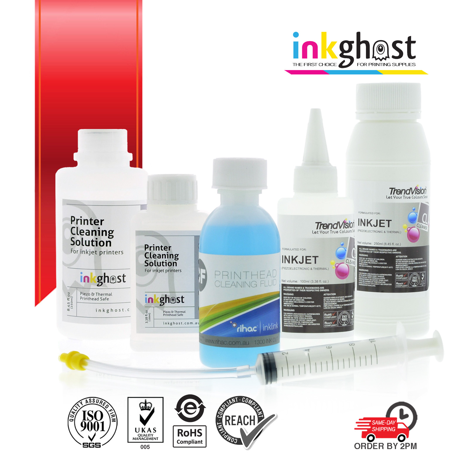 Printhead Cleaner Kit for HP Canon Epson Brother Print Head cleaning