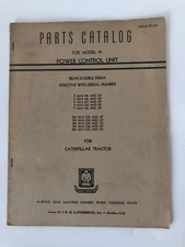 Vintage LeTourneau Model N Power Control Unit, Rear Double Drum Parts Catalog