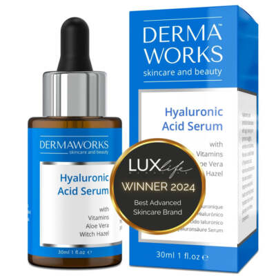 HERREN HYALURONSÄURE SERUM Herren Gesichtsserum feuchtigkeitsspendend aufpolsternd feine Linien