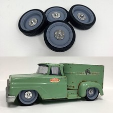 Tonka Smoothie Style Wheels/Tires/Caps Front and Rears Truck not Included