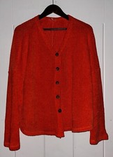 Umgee Chunky Knit Cardigan Women L Coastal Grandmacore Basic Simple Essential