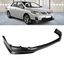 For Toyota Corolla 2011-2013 T Style Front Bumper Lip Chin Spoiler Matte Black