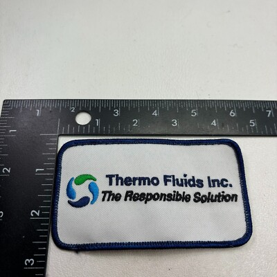 Used / Recycled THERMO FLUIDS INC. RESPONSIBLE SOLUTION Patch (Company) 40SC
