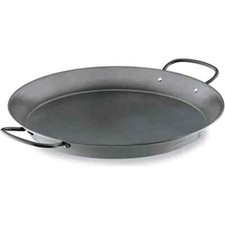 Sartén redonda de acero al carbono Lacor 60 cm para paella / paellera - 63661