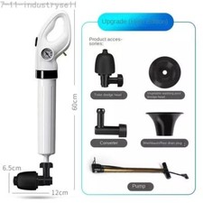 Toilet Pipe Dredger Cleaning Tool Household Pneumatic Sewer Dredging Device