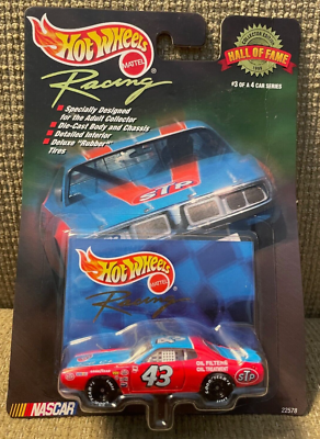 Hot Wheels Hall Of Fame #43 Richard Petty STP '72 Dodge Charger 1