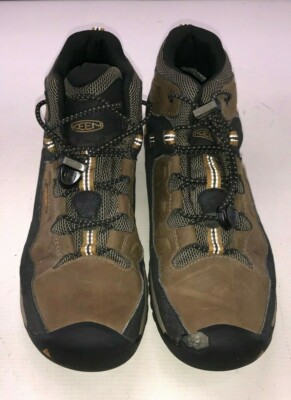 KEEN 1019834 Kids Targhee Mid Waterproof Brown and Black