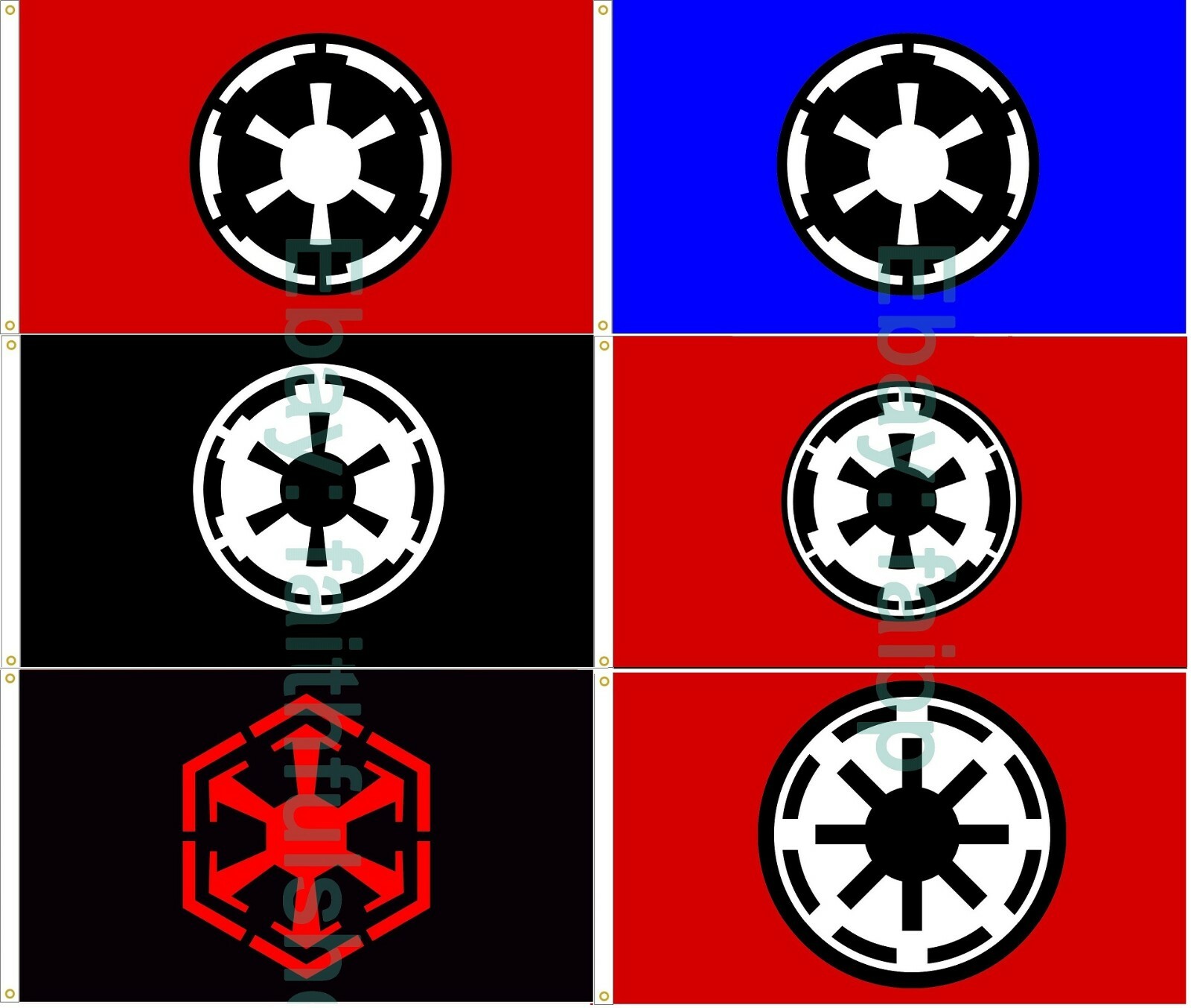 Star Wars Flag Galactic Empire Republic Flag 90x150cm 3x5ft Free