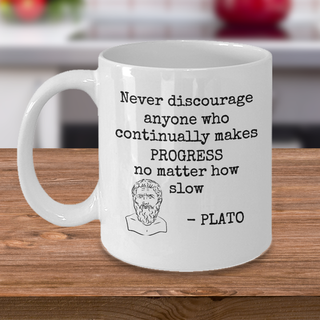 Philosophy coffee mug Greek Philosopher Plato motivation wisdom quote