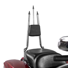 MOFUN Tri Halberd Shaped 31" Backrest Sissy Bar For Harley Road Glide King 09-25