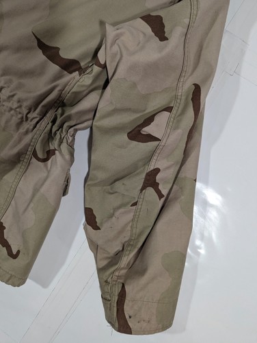 US Military Army Men's Heavy Jacket Field Coat Large Desert Camouflage Parka - Picture 9 of 14