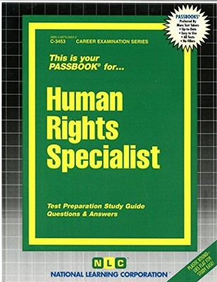HUMAN RIGHTS SPECIALIST(PASSBOOKS) (CAREER EXAMINATION By Jack Rudman BRAND NEW