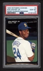 1989 MOTHER'S COOKIES #4 KEN GRIFFEY JR. ROOKIE CARD PSA 10 GEM MINT